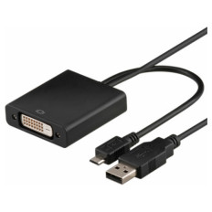 Adapter DVI => micro USB MHL Video pretvornik za mobilne telefone Goobay EOL