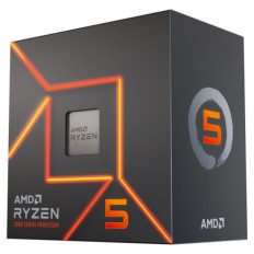 AMD Ryzen 5 7400 3,3/4,3GHz 16MB AM5 65W Wraith Stealth hladilnik BOX procesor