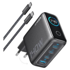 Anker 140W polnilec za prenosni računalnik, temno siv