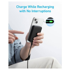 Anker 321 MagGo 5000mAh magnetni brezžični powerbank, črn