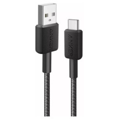 Anker 322 USB-A to USB-C pleten kabel 0,9m črn
