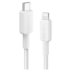 Anker 322 USB-C to Lightning pleten kabel 0,9m bel