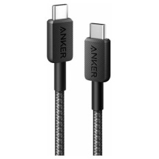 Anker 322 USB-C to USB-C pleten kabel 1,8m črn