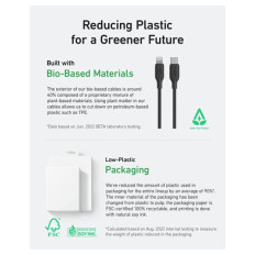 Anker 543 BIO USBC-USBC 0,9m kabel črn
