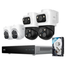 Anker Eufy Security PoE NVR nadzorni sistem S4 (2x eufy E41 + 2x eufy S4)
