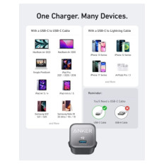 Anker Nano 3 (511) USB-C polnilec 30W, bel