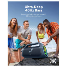 Anker Soundcore BOOM 2 Plus prenosni Bluetooth zvočnik, moder