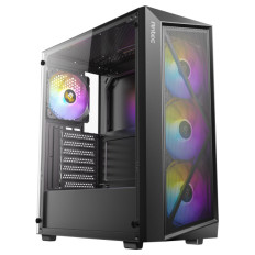 ANTEC AX67 ARGB Midi-T ATX okno gaming črno ohišje