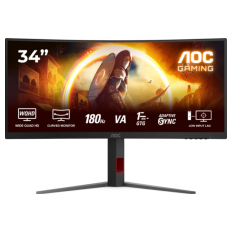 AOC Gaming CU34G4 34" WQHD 3440 x 1440 1ms 180Hz HDR10 ukrivljen monitor