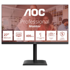 AOC U27E4CV 27" IPS UHD 60Hz USB-C PD poslovni monitor