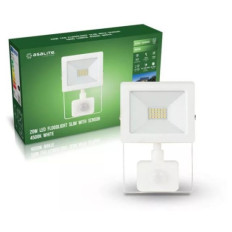 Asalite LED slim reflektor 20W 4500K (1800 lumnov) + Senzor, bela