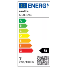 ASALITE namizna LED svetilka z zatemnitvijo 7W 450lm CCT brezžična USB, črna