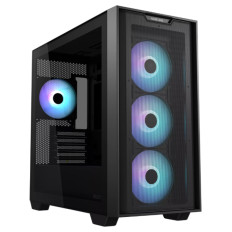 ASUS A21 PLUS RGB micro-ATX okno BTF črno ohišje