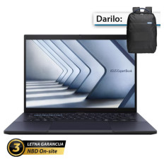 ASUS ExpertBook B3 14" (35,56cm) WUXGA Core Ultra 7 155H 16GB 1TB Win11 Pro prenosni računalnik + darilo: nahrbtnik (B3404CMA-WB73D2X)