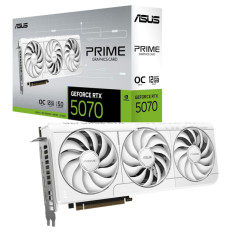 ASUS Prime GeForce RTX 5070 OC 12GB GDDR7 PRIME-RTX5070-O12G-WHITE bela grafična kartica