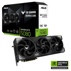 ASUS TUF Gaming GeForce RTX 5080 16GB GDDR7 OC (TUF-RTX5080-O16G-GAMING) ARGB gaming grafična kartica