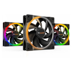 BE QUIET! LIGHT WINGS (BL076) triple pack RGB 120mm 4-pin PWM ventilator