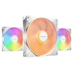 BE QUIET! LIGHT WINGS LX (BL127) RGB 140mm 4-pin PWM 3x beli ventilator