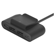 Belkin 4-portni polnilni razdelilec ČRN