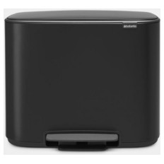 Brabantia koš na pedal 3x11L črn 121104