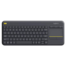 Brezžična tipkovnica Logitech K400 Plus Wireless Touch črna (Unifying, SLO gravura)