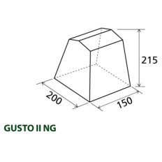 BRUNNER kuhinjski šotor GUSTO II 150x200 0425996N.C30 moder
