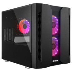 Chieftronic M2 USB3.1 Gen1 mATX RGB ohišje, črno