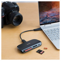 Čitalec kartic SanDisk ImageMate PRO, USB C 3.0 --> SD, microSD, CompactFlash (UHS-II)