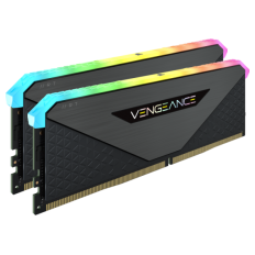 Corsair VENGEANCE RGB RT 32GB (2 x 16GB) DDR4 DRAM 3600MHz PC4-28800 CL16, 1.2V/1.35V