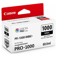 ČRNILO CANON PFI-1000 MATTE BLACK ZA IMAGEPROGRAF PRO-1000, 80 ml