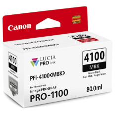 ČRNILO CANON PFI-4100 MATTE BLACK ZA IMAGEPROGRAF PRO-1100, 80 ml