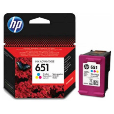 ČRNILO HP BARVNO 651 za Deskjet IA 5575, 5645 ZA 300 STRANI