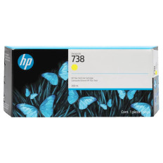 ČRNILO HP RUMENO 738 ZA DesignJet T850