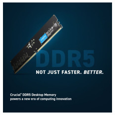 Crucial 16GB DDR5-5600 UDIMM CL46, 1.1V