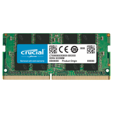  Crucial 32GB DDR4-3200 SODIMM PC4-25600 CL22, 1.2V