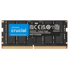Crucial 32GB DDR5-6400 SODIMM CL52, 1.1V