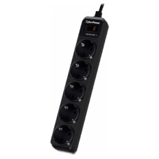 CYBERPOWER SurgeProtector B0520SC0-DE 5x vtičnica 1,8m prenapetostna zaščita razdelilec