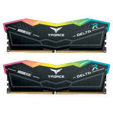 DDR5 32GB 5200MHz CL40 KIT (2x16GB) Teamgroup RGB Delta XMP3.0 1,25V PC črna (FF3D532G5200HC40CDC01)