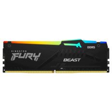 DDR5 32GB 5600MHz CL40 Single (1x32GB) Kingston RGB Fury Beast XMP3.0 1,25V Fury črna ()