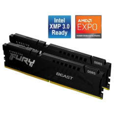 DDR5 32GB 6000MHz CL30 KIT (2x16GB) Kingston Fury Beast EXPO 1,1V črna (KF560C30BBEK2-32)