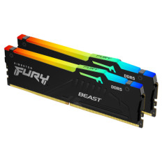 DDR5 32GB 6000MHz CL36 KIT (2x16GB) Kingston RGB Fury Beast EXPO 1,35V črna (KF560C36BBE2AK2-32)