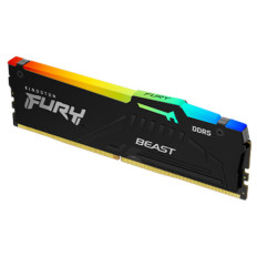 DDR5 32GB 6000MHz CL40 Single (1x32GB) Kingston RGB Fury Beast 1,35V črna (KF560C40BBA-32)