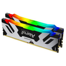 DDR5 32GB 6400MHz CL32 KIT (2x16GB) Kingston RGB Fury Renegade XMP3.0 1,4V Fury srebrna (KF564C32RSAK2-32)