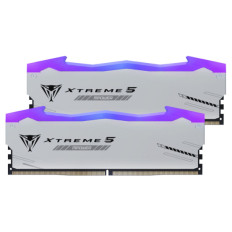 DDR5 48GB 6000MHz CL36 KIT (2x24GB) Patriot RGB Xtreme 5 XMP3.0 1,35V srebrna (PVXR548G60C30KM)