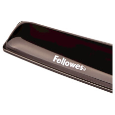 Fellowes Crystal Gel podloga za zapestje pri tipkovnici, črna