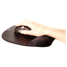 Fellowes Memory Foam podloga za miško z oporo za zapestje s spominsko peno, črna