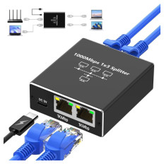 Gigabit Ethernet 1 na 3 RJ45 LAN mrežni razdelilec splitter