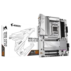 GIGABYTE B650 AORUS ELITE AX ICE, DDR5, SATA3, USB3.2Gen2x2, DP, 2.5GbE, WiFi 6E, AM5 ATX