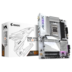 GIGABYTE B650E A ELITE X ICE, DDR5, SATA3, USB3.2Gen2x2, DP, 2.5GbE, WiFi 6E, AM5 ATX