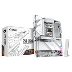 GIGABYTE X870 AORUS ELITE X3D ICE, DDR5, SATA3, USB4, DP, 5GbE, WiFi 7, AM5 ATX
